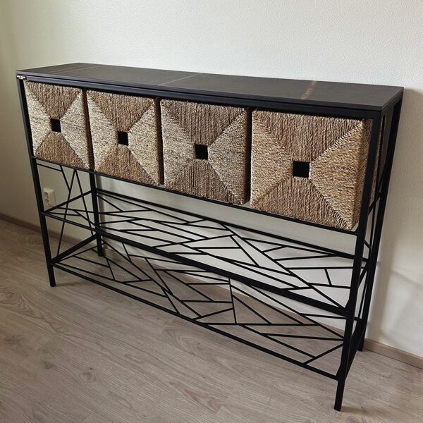 Kenkäteline. Teräs/marmori.  1000€