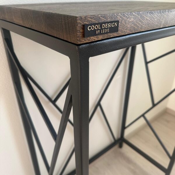 Apupõydä K900mm L600mm S350mm Tammitasolla 